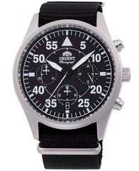 Мужские часы Orient Sports Chrono Nylon Black цена и информация | Мужские часы | 220.lv