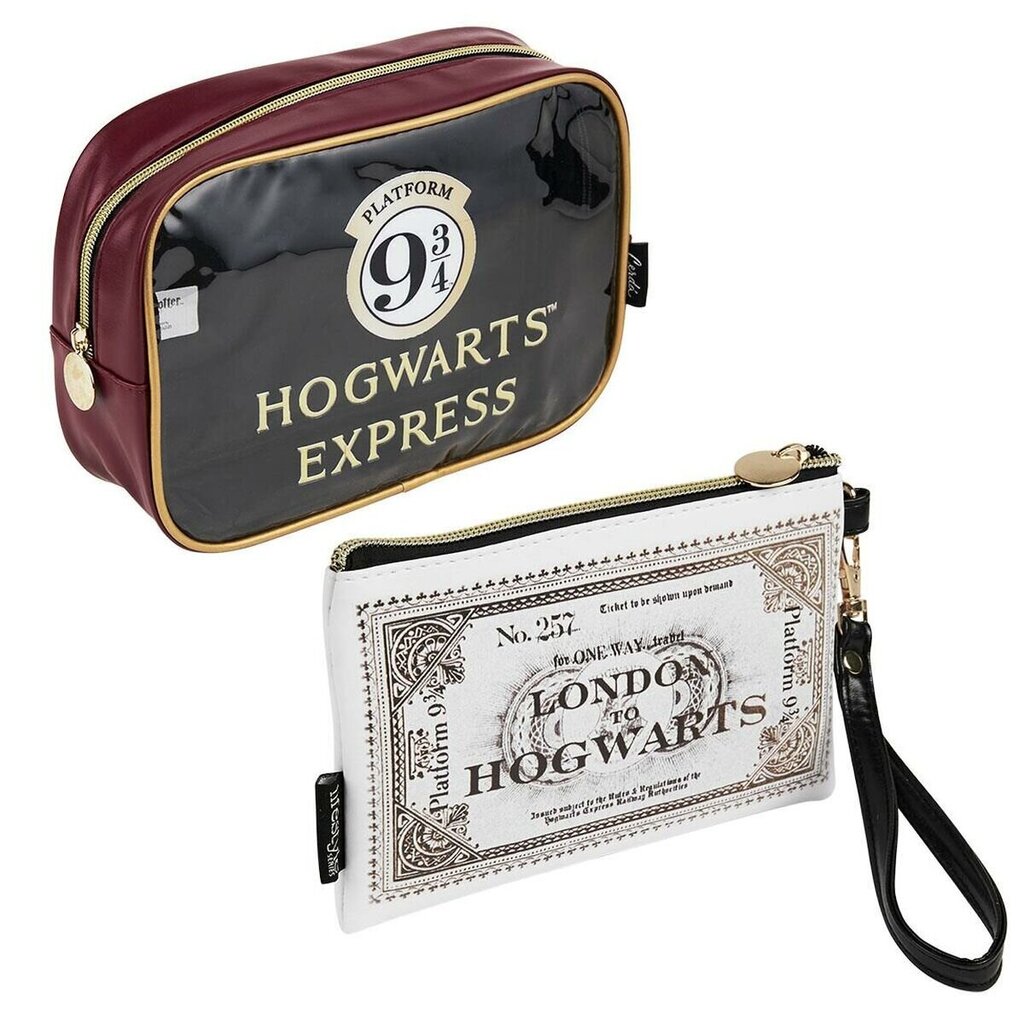 Ceļojumu piederumu somiņa Harry Potter, 2 gab. (24 x 17 x 7,5 cm) cena un informācija | Koferi, ceļojumu somas | 220.lv