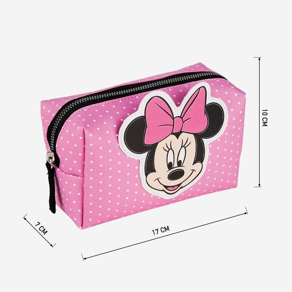 Ceļojumu piederumu somiņa Minnie Mouse (17 x 10 x 7 cm) cena un informācija | Koferi, ceļojumu somas | 220.lv