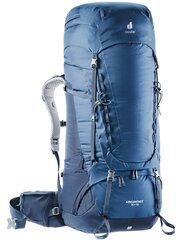 Mugursoma Deuter Aircontact 75+10, 85 l, zila cena un informācija | Sporta somas un mugursomas | 220.lv