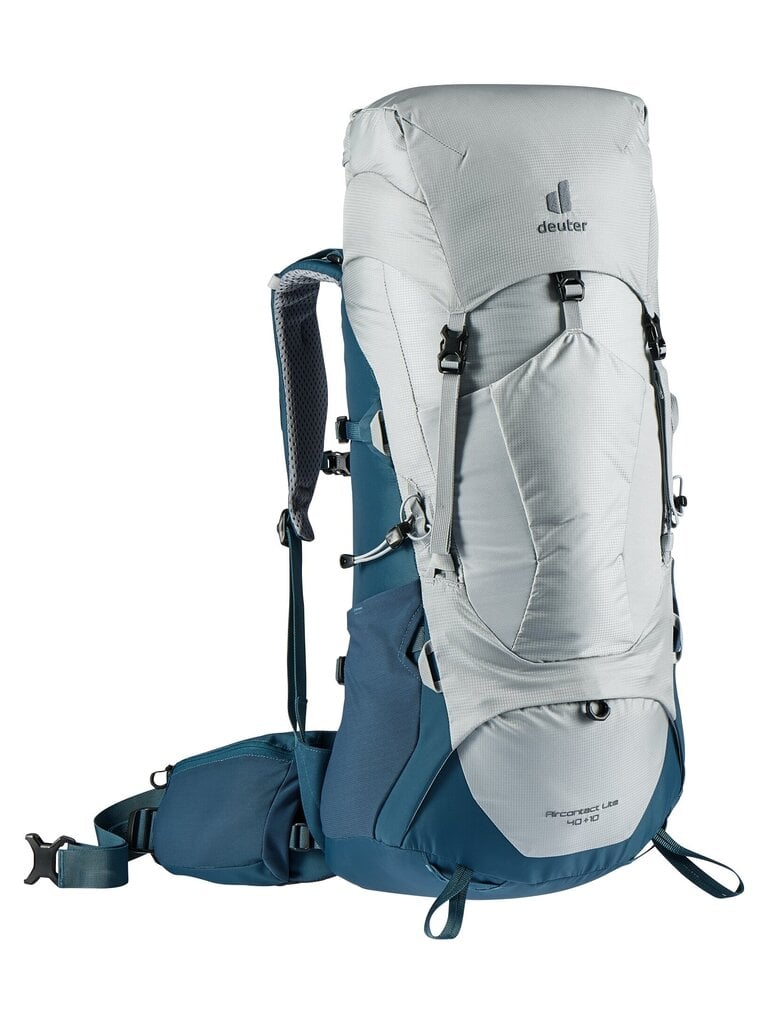 Mugursoma Deuter Aircontact Lite 40+10, 50 l, pelēka цена и информация | Sporta somas un mugursomas | 220.lv