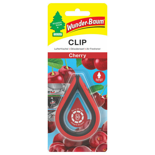 WUNDER-BAUM Clip Cherry gaisa atsvaidzinātājs, 12g cena un informācija | Gaisa atsvaidzinātāji | 220.lv