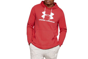 Under Armour Rival Fleece Big Logo Hoodie, men's sweatshirts , Бургундия цена и информация | Мужские толстовки | 220.lv