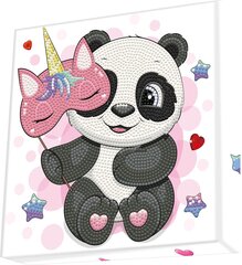 Алмазная мозаика Panda Corn, 22X22 см цена и информация | Алмазная мозаика | 220.lv