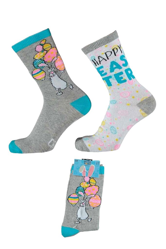 Lieldienu zeķes bērniem Apollo Easter Socks, dažādas krāsas, 2 pāri цена и информация | Zēnu zeķubikses, zeķes | 220.lv