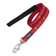 Поводок для собак Red Dingo Красный (2 x 120 cm) цена и информация | Поводки для собак | 220.lv