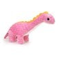 Mīkstā rotaļlieta suņiem Gloria Orhy 10 x 45 x 20 cm Rozā Dinozaurs Poliesters polipropilēns cena un informācija | Suņu rotaļlietas | 220.lv