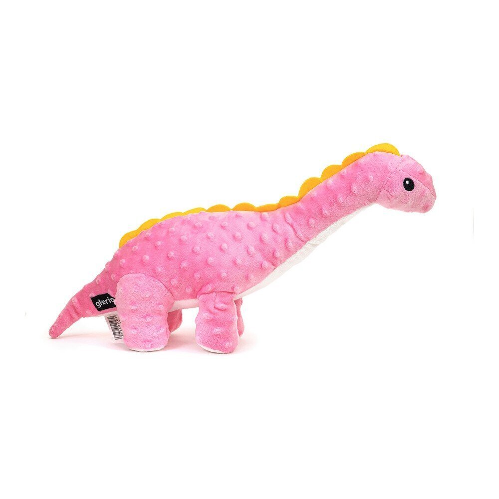 Mīkstā rotaļlieta suņiem Gloria Orhy 10 x 45 x 20 cm Rozā Dinozaurs Poliesters polipropilēns cena un informācija | Suņu rotaļlietas | 220.lv