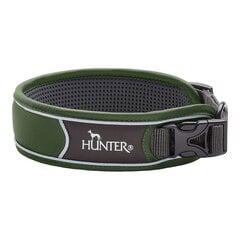 Suņa kaklasiksna Hunter Divo Zaļš (55-65 cm) cena un informācija | Apkakles, siksnas suņiem | 220.lv