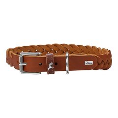 Собачий ошейник Hunter Solid Education Cognac (41-49 cm) цена и информация | Ошейники, подтяжки для собак | 220.lv