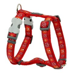 Suņu drošības siksna Red Dingo Style Sarkans 25-39 cm cena un informācija | Ceļojumu piederumi | 220.lv