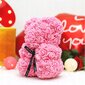 Rožu lācītis, 25 cm cena un informācija | Citas oriģinālas dāvanas | 220.lv