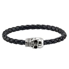 Unisex Aproce Thomas Sabo UB0018-823-11 Melns Sudrabs Sudrabains цена и информация | Женские браслеты | 220.lv