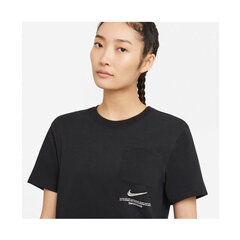 Sieviešu Krekls ar Īsām Piedurknēm Nike Sportswear Swoosh Melns cena un informācija | T-krekli sievietēm | 220.lv