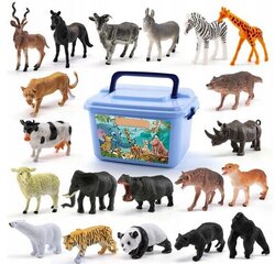 Figūriņu rotaļlietu komplekts Doris Safari Zoo, 58 gab. cena un informācija | Attīstošās rotaļlietas | 220.lv