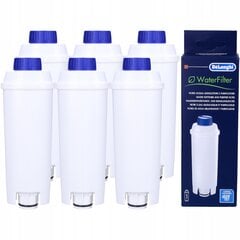 Фильтр воды для кофемашины Delonghi DLSC002, x 6шт. цена и информация | Принадлежности для кофейных автоматов | 220.lv