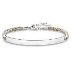 Женские браслеты Thomas Sabo LBA0029-173-19 Серебристый Белый 15-18 cm 19,5 cm цена и информация | Женские браслеты | 220.lv