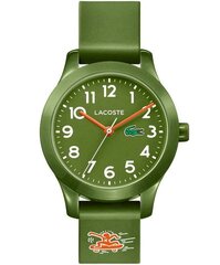 Bērnu pulkstenis Lacoste L12.12 Silicone Green цена и информация | Аксессуары для детей | 220.lv