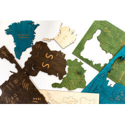 Pasaules karte, daudzlimeņu, krasaina, XL 3191 цена и информация | Gleznas | 220.lv