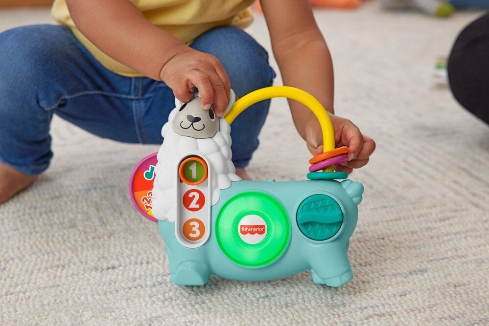 Interaktīvā lama Fisher-Price HNM86 cena un informācija | Rotaļlietas zīdaiņiem | 220.lv