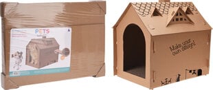 Кошачий домик Cats Collection, 48x44x36 см, коричневый цвет цена и информация | Лежаки, домики | 220.lv