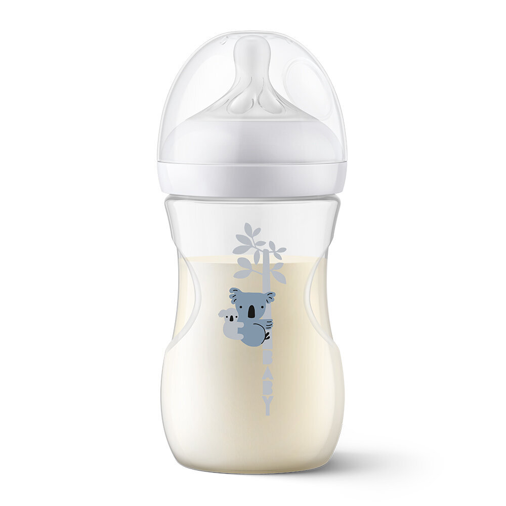 Pudelīte Philips Avent Natural Response Koala SCY903/67, 1+ mēn, 260 ml цена и информация | Bērnu pudelītes un to aksesuāri | 220.lv