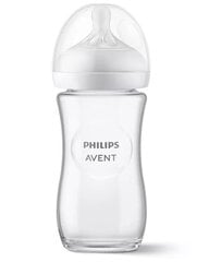 Pudelīte Philips Avent Natural SCY933/01, 1+ mēn, 240 ml cena un informācija | Bērnu pudelītes un to aksesuāri | 220.lv