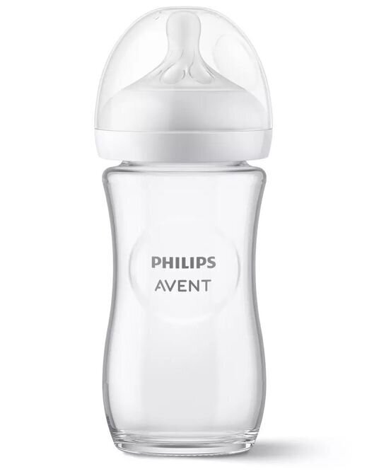 Pudelīte Philips Avent Natural SCY933/01, 1+ mēn, 240 ml цена и информация | Bērnu pudelītes un to aksesuāri | 220.lv