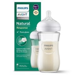 Бутылочка Philips Avent Natural SCY933/01, от 1 месяца, 240 мл цена и информация | Бутылочки и аксессуары | 220.lv