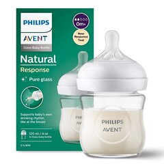 Pudelīte Philips AVENT Natural SCY930/01, 0+ mēn, 120 ml cena un informācija | Bērnu pudelītes un to aksesuāri | 220.lv