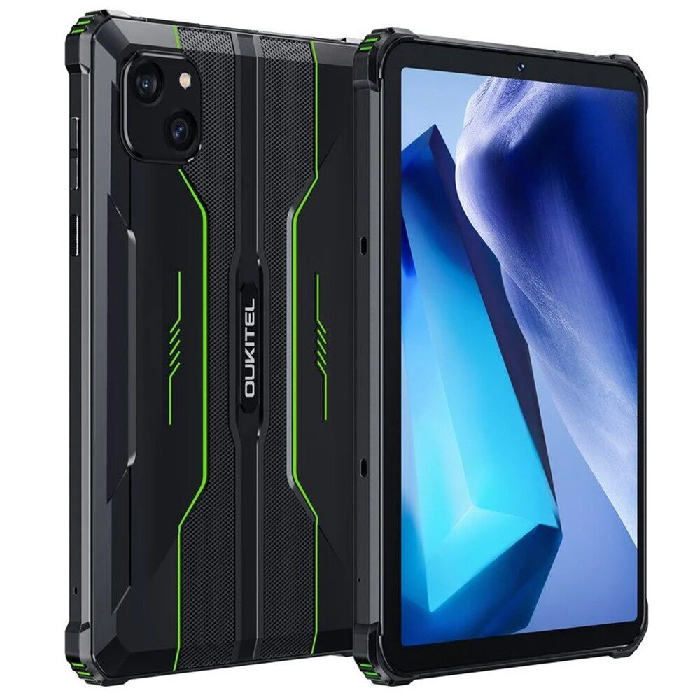 Oukitel RT3 4G 4/64GB, Green/Black cena un informācija | Planšetdatori | 220.lv