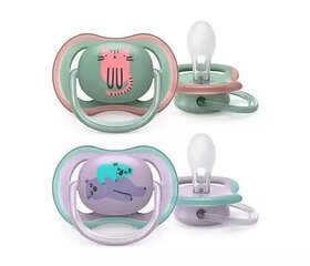 Пустышка Philips Avent Ultra Air SCF085/18, 6-18 месяцев, 2 шт. цена и информация | Пустышки | 220.lv