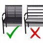 Dārza krēsla spilvens, SuperKissen24, 45x45cm, 4 gab., šūpoles cena un informācija | Krēslu paliktņi | 220.lv
