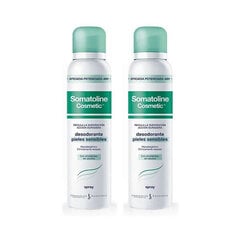 Izsmidzināms dezodorants Somatoline Cosmetic Pack Sensitive Skin, 2 x 150 ml cena un informācija | Dezodoranti | 220.lv