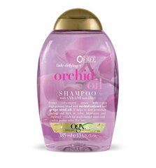 Šampūns Krāsas Atdzīvināšanai OGX Orhideja (385 ml) cena un informācija | Šampūni | 220.lv