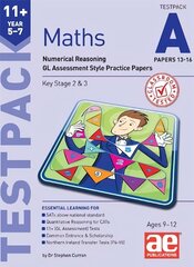 11plus Maths Year 5-7 Testpack A Papers 13-16: Numerical Reasoning GL Assessment Style Practice Papers cena un informācija | Grāmatas pusaudžiem un jauniešiem | 220.lv