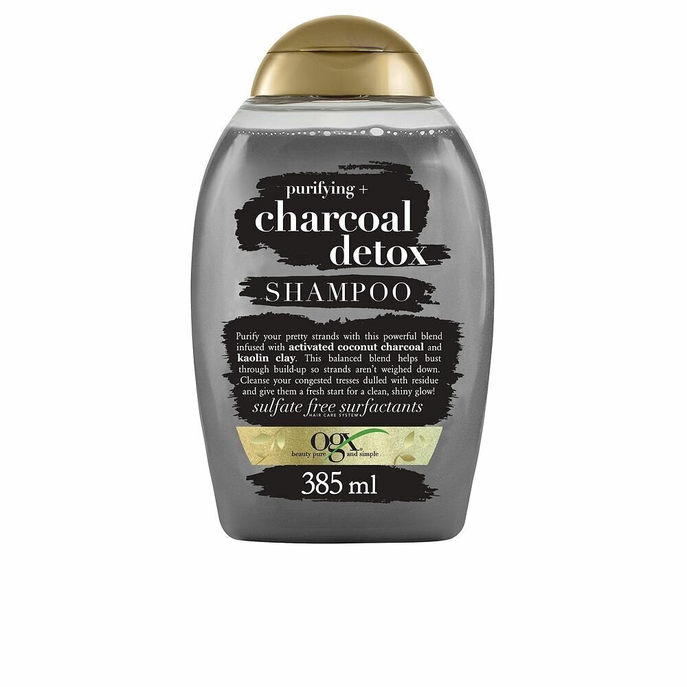 Attīrošs Šampūns OGX Aktīvā ogle (385 ml) cena un informācija | Šampūni | 220.lv