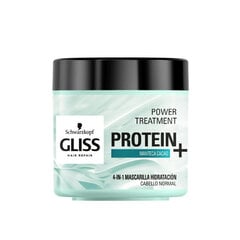 Питательная капиллярная маска Gliss Protein Schwarzkopf Нормальные волосы (400 ml) цена и информация | Средства для укрепления волос | 220.lv