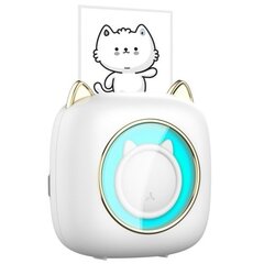 Termiskais printeris Cat Mini Printer Kids + dāvana (3 krāsu ruļļi) цена и информация | Принтеры | 220.lv