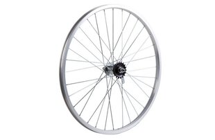 24" aizmugurējais ritenis 507-21,  1 ātruma Falcon, 36H, (205B) 3768 cena un informācija | Citas velosipēdu rezerves daļas | 220.lv