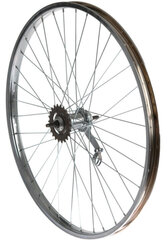 26 " aizmugurējais ritenis 559-24, 1 ātruma rumba, 36H (94С) 3546 cena un informācija | Citas velosipēdu rezerves daļas | 220.lv