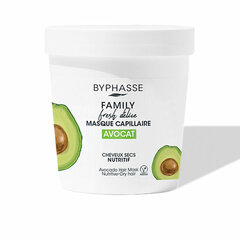 Barojoša Matu Maska Byphasse Family Fresh Delice Sausi Mati Avokado (250 ml) cena un informācija | Kosmētika matu stiprināšanai | 220.lv