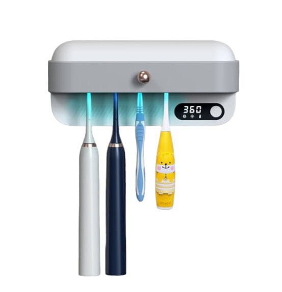 Zobu birstes turētājs - UV sterilizators цена и информация | Vannas istabas aksesuāri | 220.lv