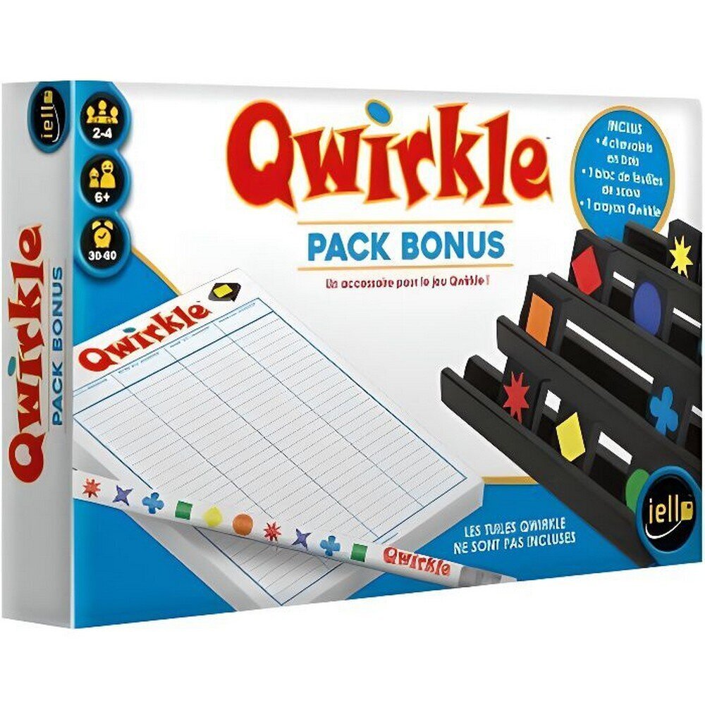 Spēle Iello Qwirkle Bonus Pack FR цена и информация | Rotaļlietas zēniem | 220.lv