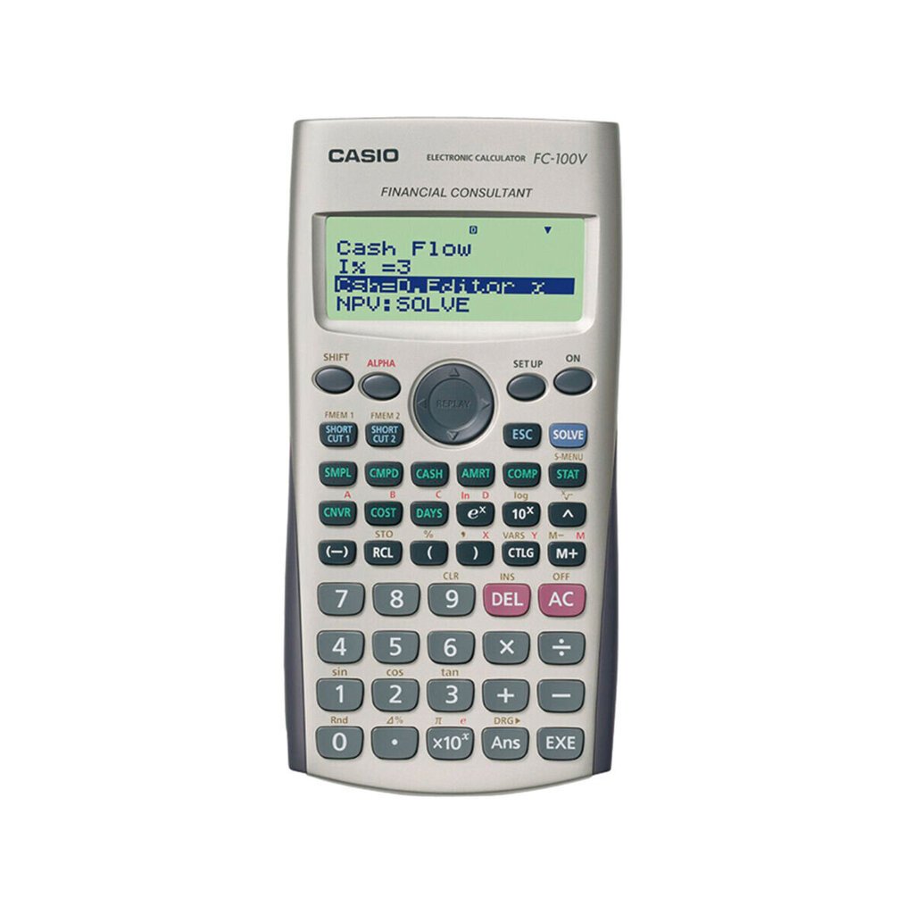 Zinātniskais kalkulators Casio FC-100V цена и информация | Kancelejas preces | 220.lv