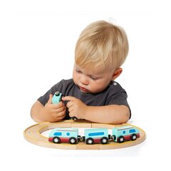 Поезд на веревочке Moltó, деревянный цена и информация | Игрушки для малышей | 220.lv