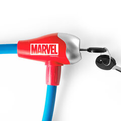 Velosipēda slēdzene Avengers, 12x650 mm, zila cena un informācija | Velo slēdzenes | 220.lv
