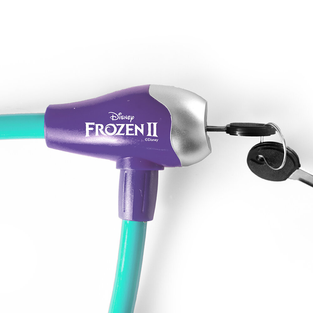 Velosipēda slēdzene Frozen 2, 12x650 mm, zaļa цена и информация | Velo slēdzenes | 220.lv