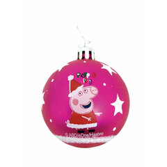 Peppa Pig Ziemassvētku bumbiņas 6 gab cena un informācija | Eglīšu rotājumi | 220.lv