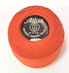 Нитки для вязания Atlas, цвет красный 0079A цена и информация | Принадлежности для вязания | 220.lv